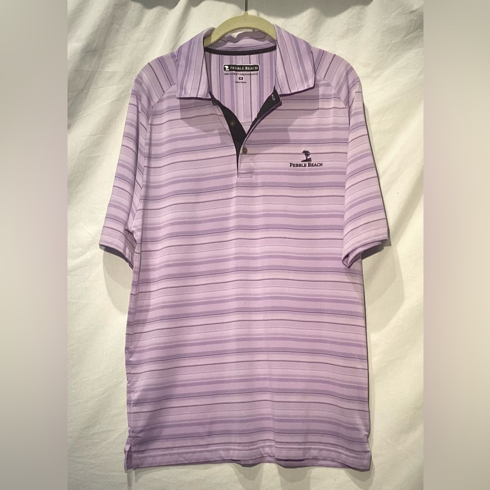 Pebble Beach Men's Lavender Polo Dry-Lux Shirt